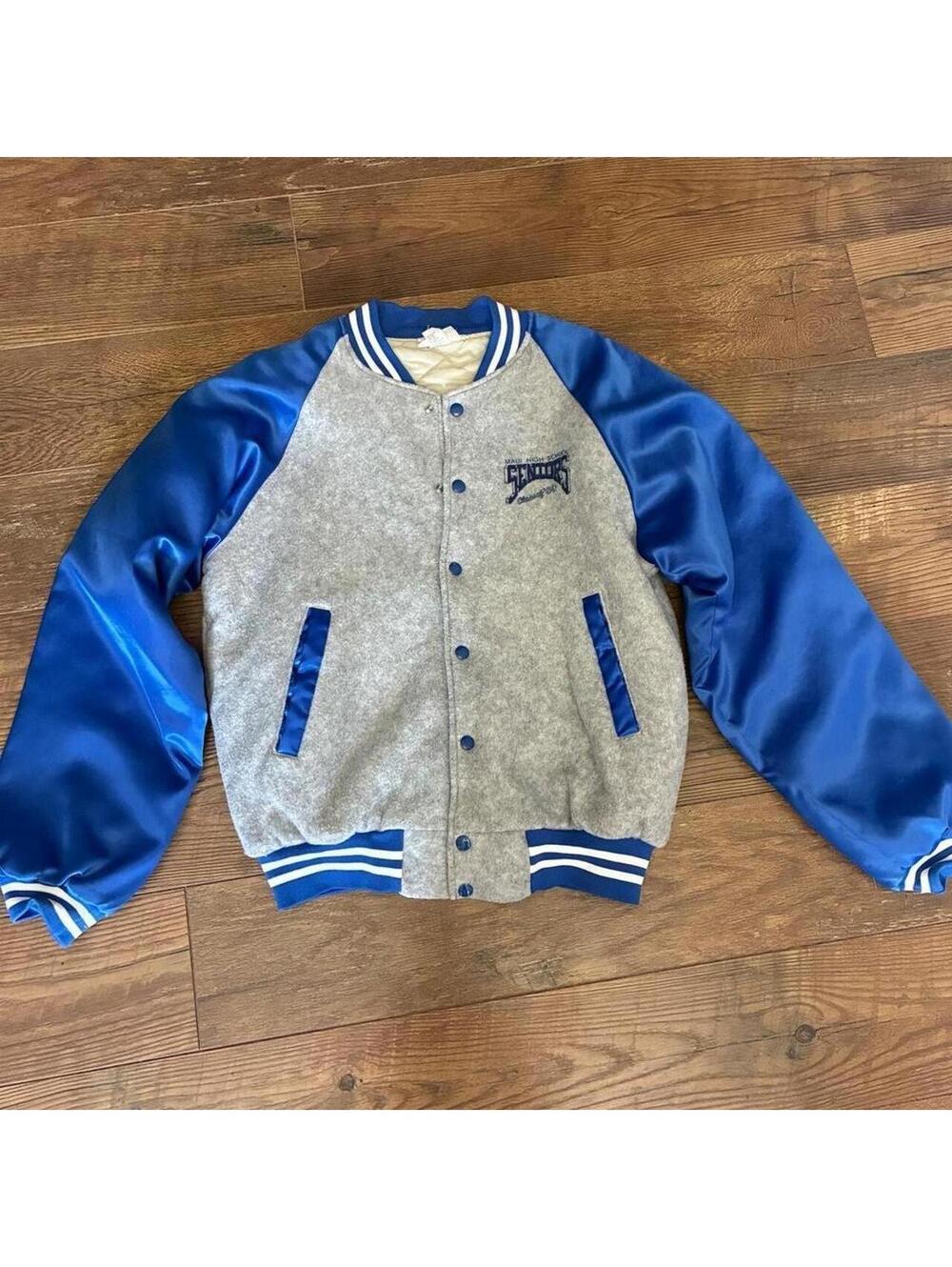Vintage 1989 Maui High School Seniors Class of 89 varsity jacket